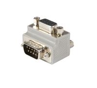 StarTech.com Right Angle DB9 to DB9 Serial Cable Adapter Type 2 - M/F (GC99MFRA2),Grey