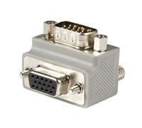 StarTech.com Right Angle VGA Adapter - Right Angle VGA to VGA - Male/Female - Type 2 - Male VGA to Female VGA (GC1515MFRA2), grey