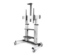 StarTech.com .com Rolling TV Cart/Stand On Wheels, Up to 100inch/220lb