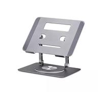 StarTech.com Rotating Laptop Stand 360 Swivel Ergonomic Desk Riser for Computer Elevated Tray w/ Adjustable Tilt Max 11lb/5kg Aluminum Build Portable Design