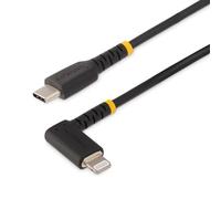 StarTech.com RUSB2CLTMM1MR mobile phone cable Black 1 m USB C Lightning