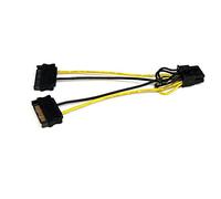 StarTech.com SATPCIEX8ADP 6in SATA Power to 8 Pin PCI Express Video Card Power Cable Adapter