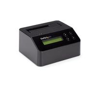 StarTech.com Single Bay Hard Drive Eraser, Standalone HDD/SSD Sanitizer, 4Kn, USB 3.0 to SATA III (6 Gbps), 9 Erase Modes, LCD Display, Secure Erase Hard Disk Sanitizer Dock, DB-9 Printer Port, TAA Compliant