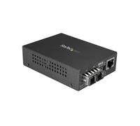 StarTech.com Single-Mode (SM) SC Fiber Media Converter for 10/100/1000 Networks, Standalone Gigabit Ethernet to SC Fiber Converter, 1310nm, 10km - TAA