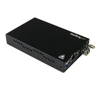 StarTech Gigabit Ethernet Copper-to-Fiber Media Converter ET91000SM10 - SM LC 10km with SFP