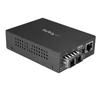 StarTech Gigabit Ethernet to SC Fiber Media Converter MCMGBSCSM10 1000Base-LX Single-mode 10km