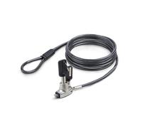 StarTech.com Slim Lock Noble Wedge Slot Compatible, 6.6ft (2m) Locking Cable, De