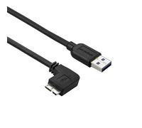 StarTech.com Slim Micro USB 3.0 Cable - M/M - Left-Angle Micro-USB - 0.5m (20in)