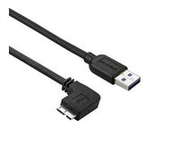 StarTech.com Slim Micro USB 3.0 Cable - M/M - Left-Angle Micro-USB - 0.5m (20in)