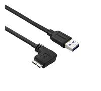 StarTech.com Slim Micro-USB 3.0 Cable - M/M - Left-Angle Micro USB - 2