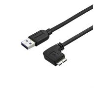 StarTech.com Slim Micro USB 3.0 Cable - M/M - Right-Angle Micro-USB - 0.5m (20in)