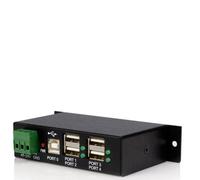 StarTech.com ST4200USBM Mountable 4 Port Rugged Industrial USB Hub