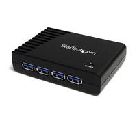 StarTech.com ST4300USB3GB 4-Port Black SuperSpeed USB 3.0 Hub
