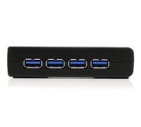 StarTech.com ST4300USB3GB - 4 Port Black SuperSpeed USB 3.0 Hub