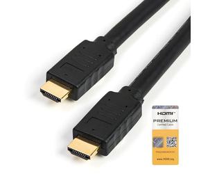 StarTech.com StarTech.com Premium Certified High Speed HDMI 2.0 Cable with Ethernet - 15ft 5m - 3D Ultra HD 4K 60Hz - 15 feet Long HDMI Male to Male Cord (HDMM5MP)