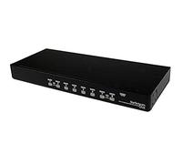 STARTECH.COM SV831DUSBGB 8 Port 1U Rackmount USB PS/2 KVM Switch with OSD