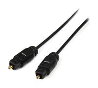 StarTech.com 15 ft Thin Toslink Digital Optical SPDIF Audio Cable