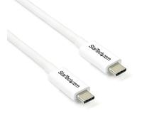 StarTech.com Thunderbolt 3 Cable - 20Gbps - 2m - White - Thunderbolt.