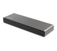 StarTech.com Thunderbolt 3 Dock - Dual 4K 60Hz Monitor TB3 Laptop Docking Station with DisplayPort, HDMI & 1080p VGA - 85W Power Delivery & Charging - 2x USB-A, Ethernet - Mac & Windows (TB3DK2DHV)