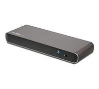 StarTech.com Thunderbolt 3 Dock - Dual Monitor 4K 60Hz Laptop Docking Station with DisplayPort - 85W Power Delivery - 3-Port USB 3.0 Hub, Ethernet, Audio - TB3 Dock - Windows & Mac (TB3DK2DPPD)