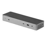 StarTech.com Thunderbolt 3 Dock w/ USB-C Host Compatibility - Dual 4K 60Hz DisplayPort 1.4 or Dual HDMI Monitors - Single 8K - TB3/USB-C Laptop Docking Station - 96W PD, 5xUSB - 10Gbps