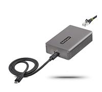 StarTech.com Thunderbolt 3 to Ethernet Adapter, 10GbE - Multi-Gigabit, Thunderbolt 3 to RJ45 Network Adapter - 10GBASE-T/5-2.5GBASE-T NIC - 10G Network Adapter w/ TB3-Certified Cable, Win/Mac