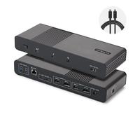StarTech.com Thunderbolt 5 Universal Docking Station for Mac & Windows with Quad Monitors, 140W Power Delivery, 120Gbps Bandwidth Boost, 2.5Gb Ethernet, USB-C & USB-A Ports