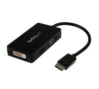 StarTech.com Travel A/V adapter: 3-in-1 DisplayPort to VGA DVI or HDMI