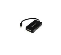 StarTech.com Travel A/V adapter: 3-in-1 Mini DisplayPort to DisplayPort DVI or HDMI converter