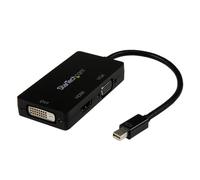 StarTech.com Travel A/V Adapter: 3-in-1 Mini DisplayPort to VGA DVI or HDMI Converter