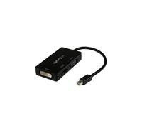 StarTech.com Travel A/V Adapter: 3-in-1 Mini DisplayPort to VGA DVI or HDMI Converter