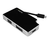 StarTech.com Travel A/V Adapter: 3-in-1 USB-C to VGA, DVI or HDMI - 4K