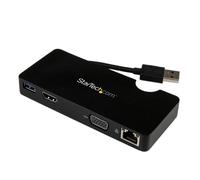 StarTech.com Travel Docking Station for Laptops - HDMI or VGA - USB 3.0