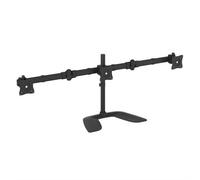 StarTech.com Triple-Monitor Desktop Stand - Articulating - For up to 27" (17.6lb/8kg) Displays Clamp 24 kg 33 cm (13") 68.6 cm (27") 100 x 100 mm Black