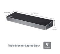 StarTech.com Triple-Monitor USB 3.0 Docking Station - 1x HDMI - 2x DisplayPort