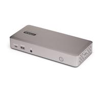 StarTech.com USB-C Docking Station (USB4), Triple 4K 60Hz Monitors, Up to 100W Laptop Charging, 2.5GbE, Driverless, Not macOS Compatible