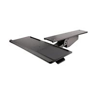 StarTech.com Under Desk Keyboard Tray - Full Motion & Height Adjustable Keyboard and Mouse Tray, 10"x26" Platform - Ergonomic Desk Mount Computer Keyboard Tray with Mouse Pad & Wrist Rest