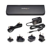StarTech.com Dual Monitor USB 3.0 Docking Station with HDMI - DVI - 6 x USB Ports~Dual Monitor USB 3.0 Laptop Docking Station with HDMI & DVI/VGA, 6x USB-A Hub, GbE, Audio, Universal Type-A Dock - Windows/macOS/ChromeOS