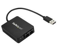 StarTech.com USB 2.0 to Fiber Optic Converter 100Base-FX SC (Black)