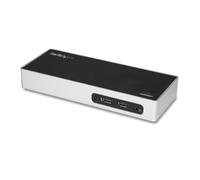 StarTech.com USB 3.0 Docking Station - Dual Monitor Laptop Docking Station with HDMI & DVI/VGA Video - 6-port USB 3.1 Gen 1 5Gbps Hub, GbE, Audio - Universal Type-A Dock - Windows & Mac