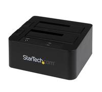 StarTech.com Dual-Bay USB 3.0 / eSATA to SATA Hard Drive Docking Station, External 2.5/3.5" SATA I/II/III, SSD/HDD Docking Station, Hot-Swap Hard Drive Bays, Top-Loading (SDOCK2U33EB)