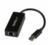 StarTech.com USB 3.0 to Gigabit Ethernet Adapter NIC w/ USB Port - Black