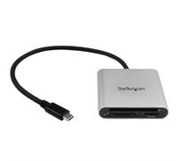 StarTech.com USB 3.0 Flash Memory Multi-Card Reader / Writer with USB-C - SD microSD CompactFlash