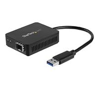 StarTech.com USB 3.0 to Fiber Optic Converter - Compact USB to Open SFP Adapter - USB to Gigabit Network Adapter - USB 3.0 Fiber Adapter Multi Mode(MMF)/Single Mode Fiber(SMF) Compatible