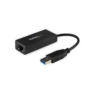 StarTech.com USB 3.0 to Gigabit Ethernet Network Adapter 10/100/1000 Mbps USB to RJ45 USB 3.0 to LAN Adapter USB 3.0 Ethernet Adapter (GbE) TAA Complaint