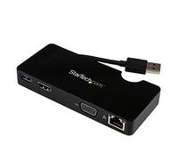 StarTech.com Travel Docking Station for Laptops - HDMI or VGA - USB 3.0