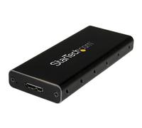 StarTech.com USB 3.1 (10Gbps) mSATA Drive Enclosure - Aluminum