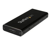 StarTech.com USB 3.1 Gen 2 (10Gbps) Enclosure - Portable mSATA SSD Enclosure - Aluminum mSATA Drive Enclosure with UASP (SMS1BMU313)