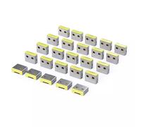 StarTech.com USB-A Port Blocker Replacement Plugs 25-Pack Spare Locking Inserts for USB-A-PORT-BLOCKER Snap-In Reusable USB-A Dust Covers for Laptops & Computers