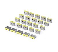StarTech USB-A Port Blocker Replacement Plugs, 25-Pack Spare Latching Inserts for USB-A-PORT-BLOCKER, Snap-In Reusable USB-A Dust Covers